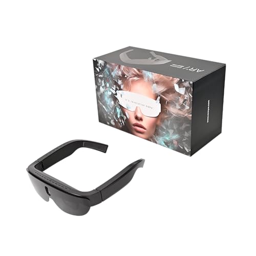 Image of AR Glasses - Watch Movies, Netflix, & YouTube | Record Videos & Take Pictures, & Listen to Music | Translate Languages in Real Time | Enhance Your Social Media Immersion | Download Apps