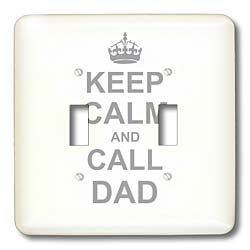 Interrupteur Keep Calm and Call Dad, idée cadeau humour pour la fête des pères