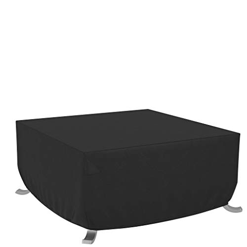 Amazonbasics Square Patio Fire Pittable Cover 106 M Black from