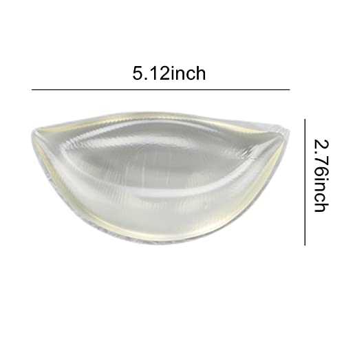 Conolu Cre-Bility Clear Silicone Bra Inserts - Triangle Gel Breast Inserts Enhancers Waterproof Push Up Pads Bra For Bikini Swimsuit, Sportswear (Triangle) #TOP2