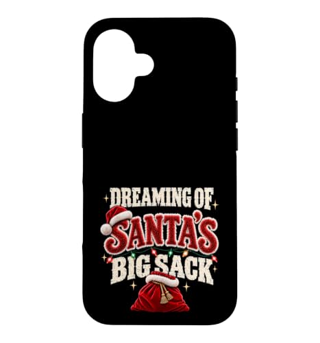 Dreaming of Santa's Big Sack �ʔ��� ��������ȃN���X�}�X ���� �X�}�z�P�[�X iPhone 16 �p