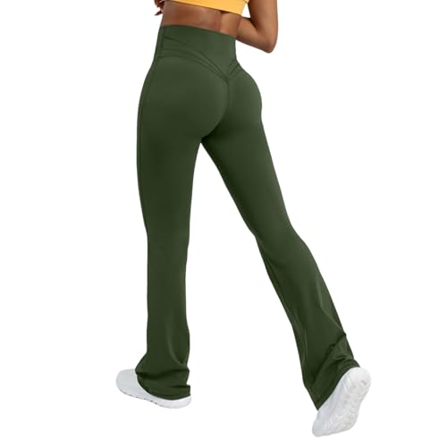 Pantalon de sport femme taille haute anti-glissement avec poches utiles