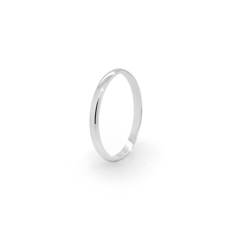 Tales In Gold Europe Alianza fina, Anillo de oro 9K 14K 18K, Oro blanco, Joyería minimalista, Anillo pulido grabado, Oro macizo, Alianza para hombres y mujeres/code 0.002