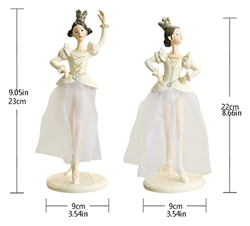 Statue en résine ballerine objet décoration artisanale figurine danseuse