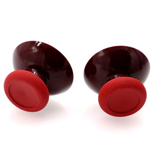 Image of Deal4GO 2-Pack OEM Thumbsticks Concave Analog Replacement for Xbox one Controller Joystick Thumb Grips (Red)