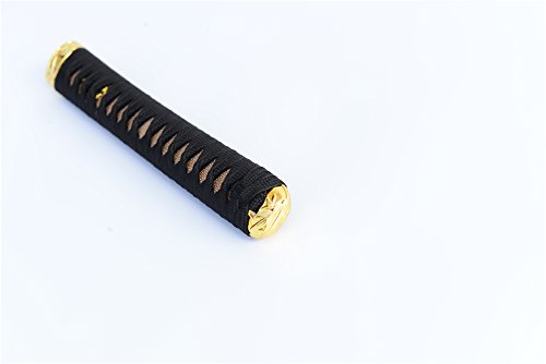 Shijian White Imitative Rayskin With Dark Green Synthetic Silk Ito Katana Tsuka For 26 Cm #TOP7