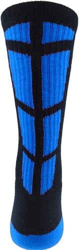 Epic Youth Frontcourt Back Calf Design - Cute Novelty Fun Design Crew-Socks (1-Pair)3