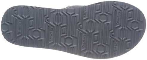Skechers Women's Meditation-Love Letter Flip-Flop, Grey, 9 | Image 3