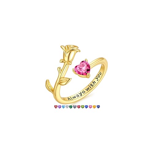 Bague réglable fin d'anniversaire sans risque de mauvaise taille