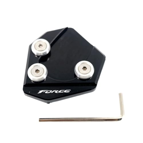 Béquille latérale moto Force 155 : l'extension pour éviter les chutes sur sol mou