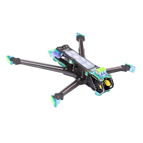 Image of FPV Drone Frame Kit,Carbon Fiber 6 Inch Support,Compatible with D-J-I O3 Air Unit,for RC Racing Drone Freestyle (SFD6 Deadcat Type)