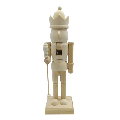 Kashyke Nussknacker Figur aus Holz zum Selbstgestalten 26cm,...