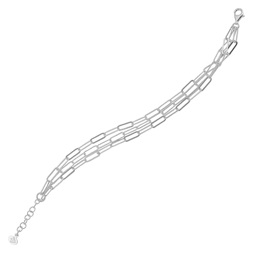 Silpada 'Graffetta' Chain Bracelet in Sterling Silver, 7" + 1"4