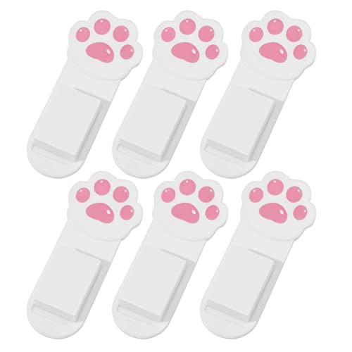 HONMEET 6pcs Toilet Seats Lifter Self-Adhesive Toilet Lid Handle for Family Use Convenient for Boys and Girls Seniors