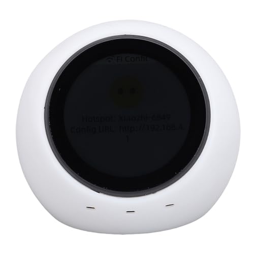 Annadue AI-Roboter Begleiter, Emotionaler Begleitroboter mit Stimme Aufweck, Bluetooth 5.0 WiFi Wetteruhr Video Musik-Wiedergabe, Intelligentes AI