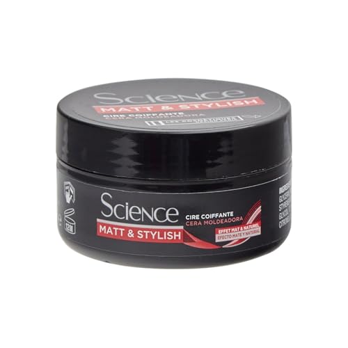 Cire coiffante matifiante anti-résidus pour cheveux courts à mi-longs lot de 3
