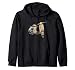 Grande vague au large de Kanagawa Scooter-Hokusai-Japan Sweat à Capuche