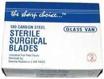 Myco Scalpel Blade, 15, Carbon Steel.015"T, 100/Pk