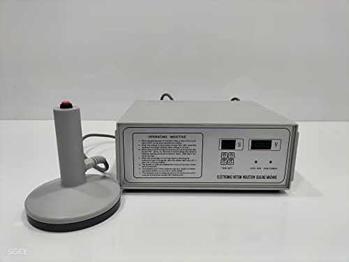 Image of Manual Induction Sealer | Heavy Duty DGYF-S500C Portable Induction Sealer | Electro-Magnetic Induction Sealing Package Machine | Seal 50pcs /min | Bottle Diameter: 60-130 mm