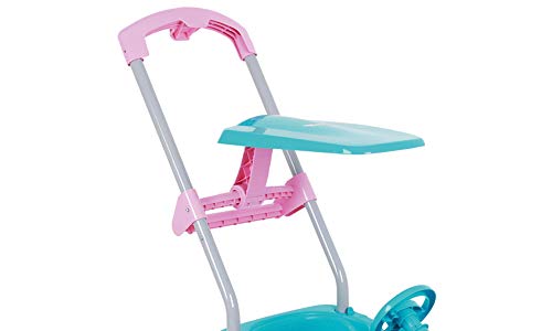 Carrinho Infantil Baby Car Azul e Rosa Homeplay