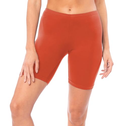 Image of Sexy Basics Women's Cotton Stretch Active Slip Shorts | 3 Pack & 6 Pack Boy Short Boxer Briefs