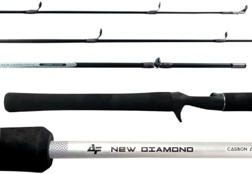 Albatroz New Diamond C562M, Vara de Pesca em Fibra de Carbono, 1,...