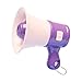 Small Bull Bullhorn Keychain Megaphone Portable Speaker with Record and Playback Feature for Adults and Children- Violet