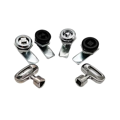 Clé de verrouillage à came MS845-1 en alliage zinc robuste finition silver