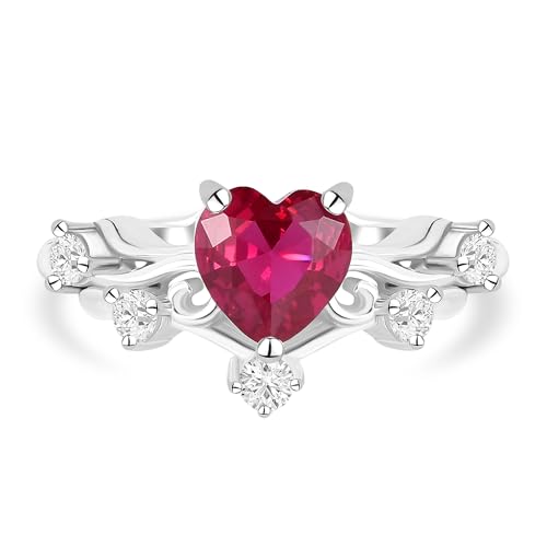 Image of ROOVI Pure 925 Sterling Silver AD Ring I Indian Ring Size-14 I Gifts for Girlfriend I Gifts for Women & Girls| With Certificate of Authenticity and 925 Stamp