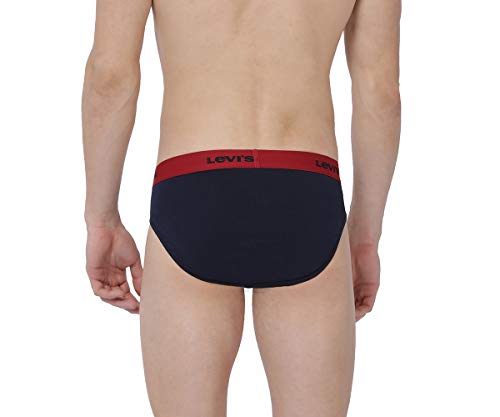 Image of Levi's Men Cotton 019 Classic Brief with Contoured Double Pouch, Tag Free Comfort & Smartskin Technology (Pack of 2)