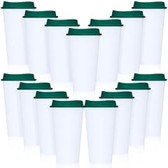 White with Green Lid