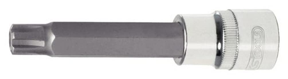 KS Tools 918.1783 1/2-inch M8 110mm Chrome Plus Ribe Bit Socket