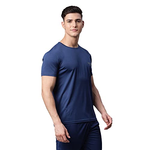 Image of Mack Jonney Men Round Neck Polyster Regular Fit T-Shirt