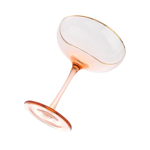 AUTSUPPL Cocktail Tumbler Pink Barware Shot Glasses Party Drinking Cup Creative Cocktail Glass
