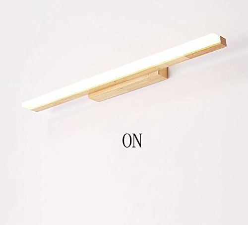 GONGSI Lampada da Specchio a LED in Legno