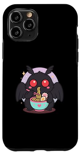 Mothman Eating Ramen Kawaii Nourriture Japonaise pour Hommes, Femmes, Enfants Coque pour iPhone 11 Pro