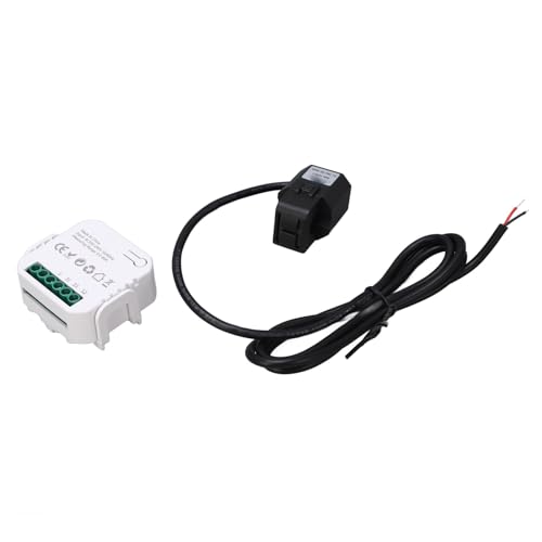 Image of Fafeicy Smart Electricity Meter, WiFi Clamp Power Monitor with Real Time Energy Tracking for Home and Office Black