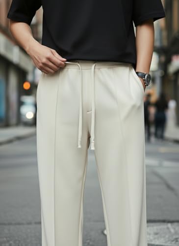 Image of Mack Jonney Men's Solid Track Pants | Solid Design | Regular Fit | Casual & Athleisure Wear |Pack of 1-MMJ-1