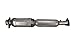 Pacesetter 324564 Raw Steel Direct Fit Catalytic Converter (Non C.A.R.B. Compliant), 1 Pack