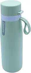 Philips Garrafa de agua AWP2771GNR Verde - Squeeze com Capacidade de 550ml Com Filtro AWP285 GoZero Daily com estrutura em aço inoxidável