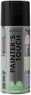Rust-Oleum 400ml Painter's Touch Spray Paint Aerosol - Satin Black