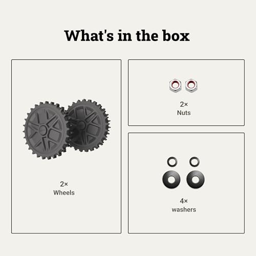 Image of Robotic Lawn Mower Standard Wheels, Universal Standard Duty Wheels for Vision Cloud