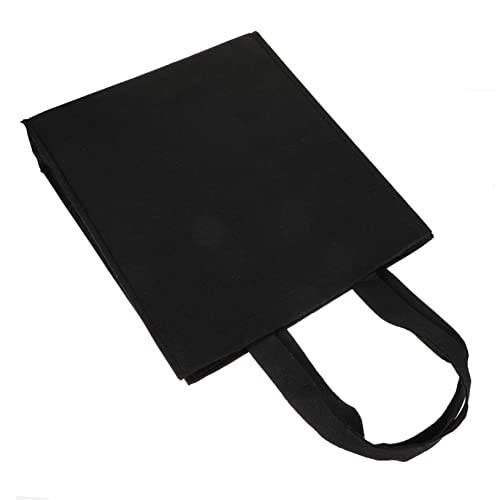ELAYARD Bolsa de Fieltro Compra Bolso de Mano Negro Bolsa de Almacenamiento Simple Estuche de Fieltro Ecológica
