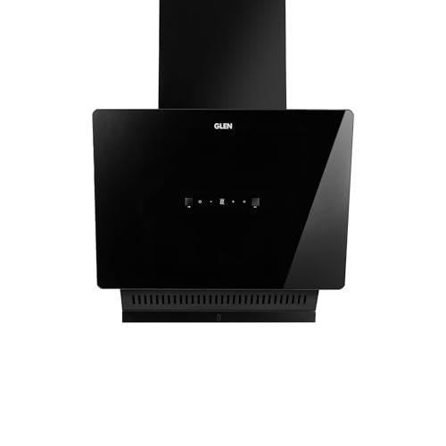 Image of Glen 60 cm 1600 m /hr BLDC Slant Kitchen Chimney |Intelligent Auto Clean |Wider Suction Area|(Hood Play 60,Touch & Gesture Control,Black)