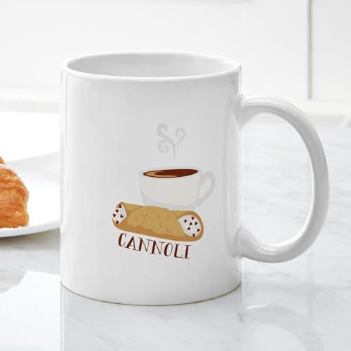 Taza de cerámica 11 oz Cannoli CafePress miniatura 5