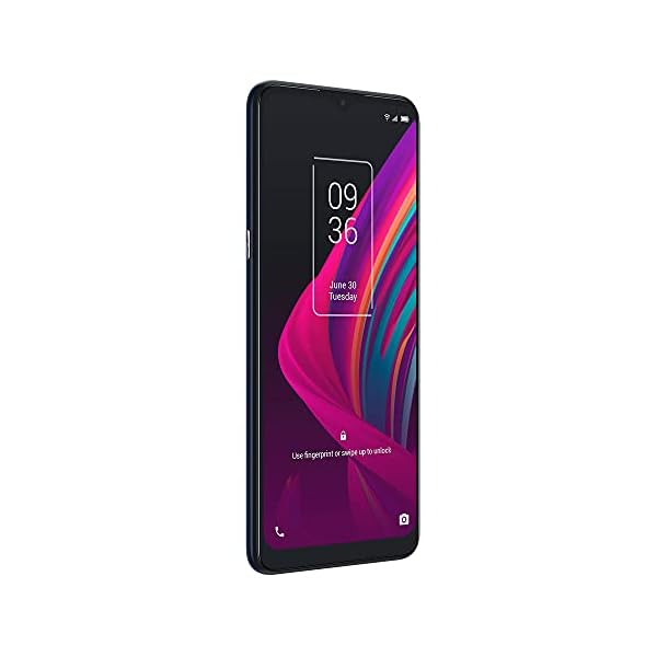 TCL 10 SE Unlocked Android Smartphone, 6.52" V-Notch Display, US Version Cell Phone with 16 MP AI Triple-Camera 4GB + 64GB, 4000mAh Fast Charging Battery, Polar Night (Not Compatible with Verizon)