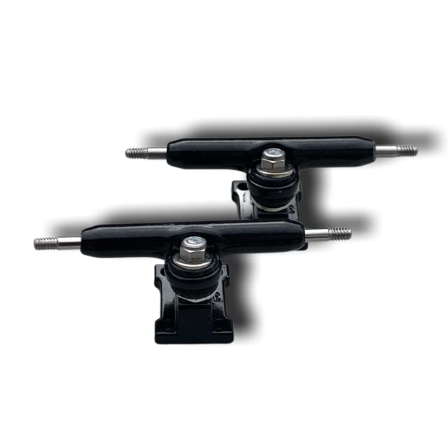 Yllo WhytMyk Complete 5 Ply Wood 100mm x 33mm Fingerboard with Upgraded 32mm Trucks, Lock Nuts, CNC Wheels