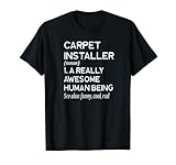Carpet Installer Gifts for Men Women Work by RJ