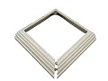 Vinyl PVC 4" x 4" Post Two-Piece Base Trim Skirt for Vinyl Post/Sleeve (Tan/Almond)