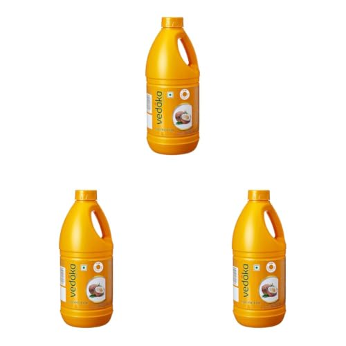 Image of Amazon Brand - Vedaka 100% Pure Coconut Oil | 1 L (Pack of 3)